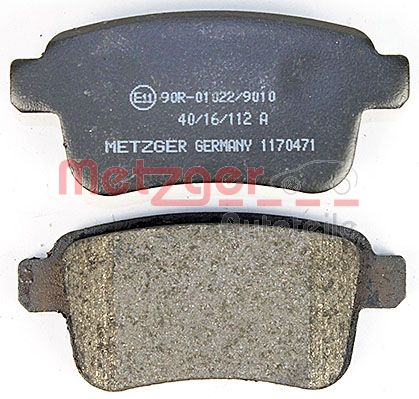 METZGER 1170471 GREENPARTS Bremsbelagsatz, Scheibenbremse